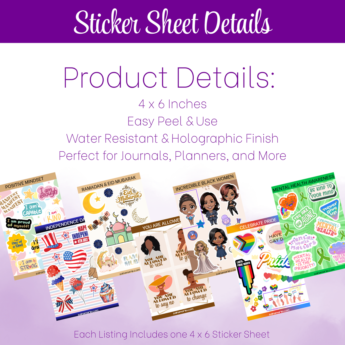 Sticker Sheet | Ramadan & Eid Mubarak