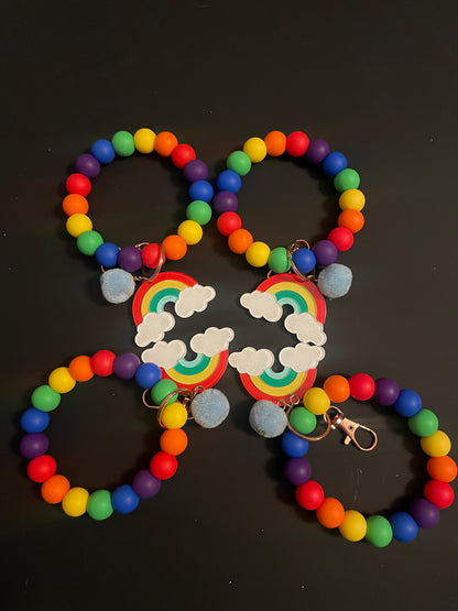 Rainbows - Wristlet